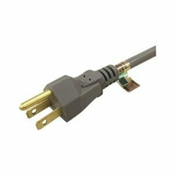 Coleman Cable ACE 1PS-003-006FGY Appliance Cord, 16/3 AWG Cable, 6 ft L, 13 A, 125 V, Gray 9706SW8808